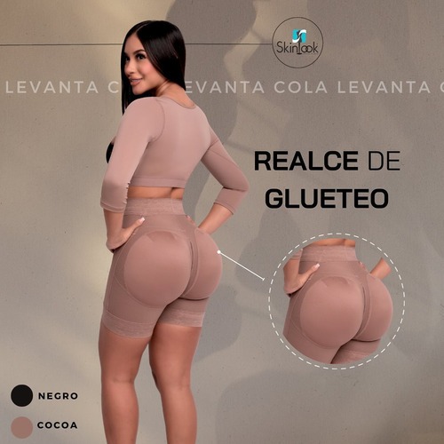 Panty Short Colombiano De Alta compresión Reductor De Cintura Mas Gel Anticelulitis 