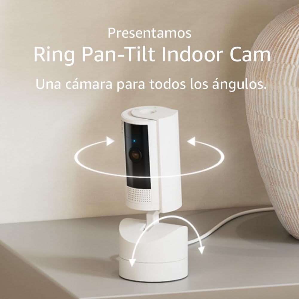 Camara Panoramica 360 Ring Pan Tilt Indoor Cam Video HD y Audio Bidireccional