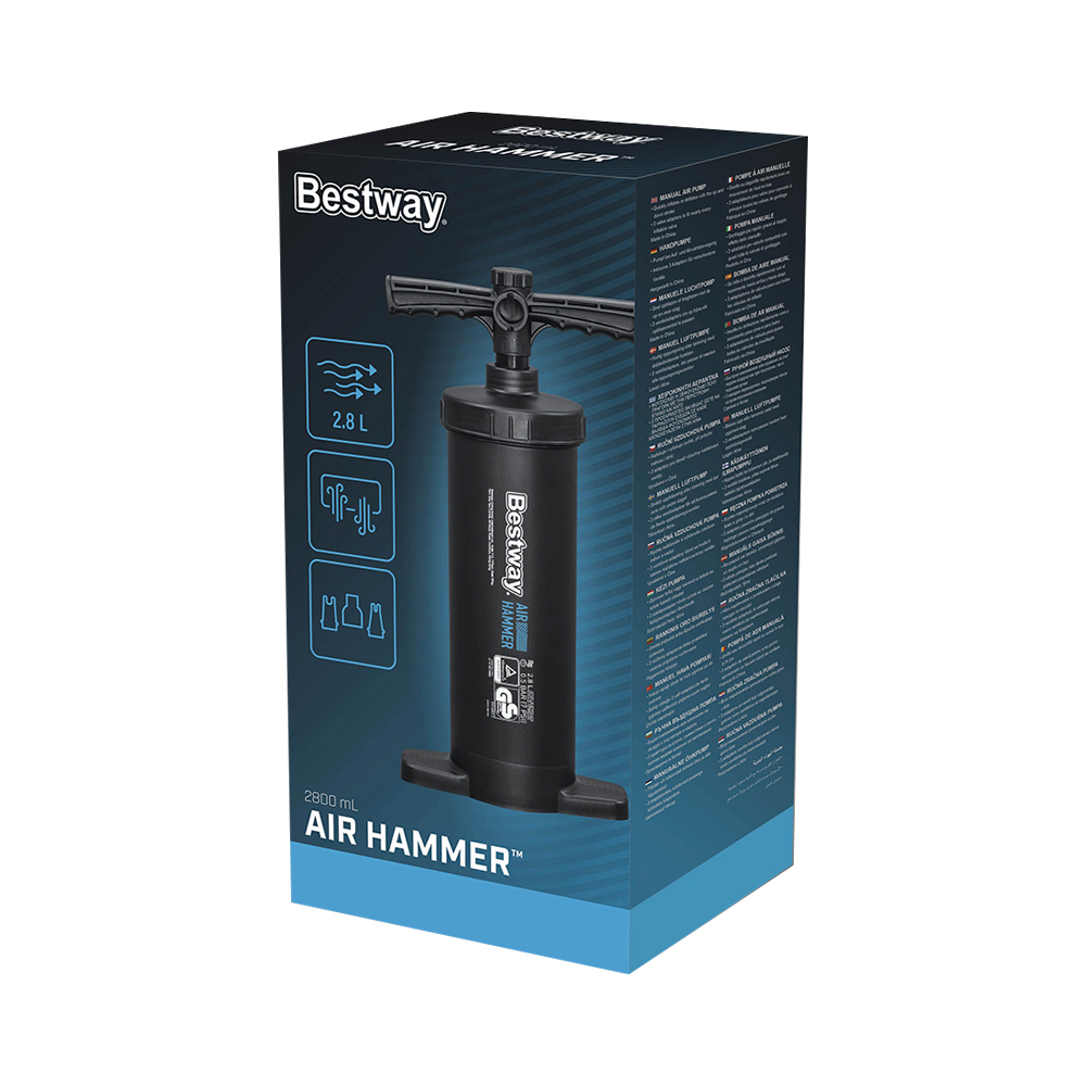 Bomba Manual Para Inflable Air Hammer 37 Cm Bomba De Aire