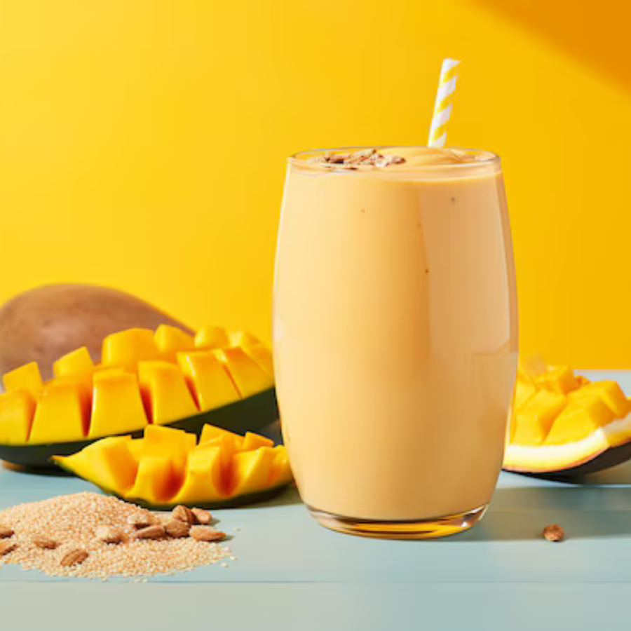 FitElym Dtox Shake - Proteina de suero de leche con 18 Nutrientes y Colágeno sabor Mango