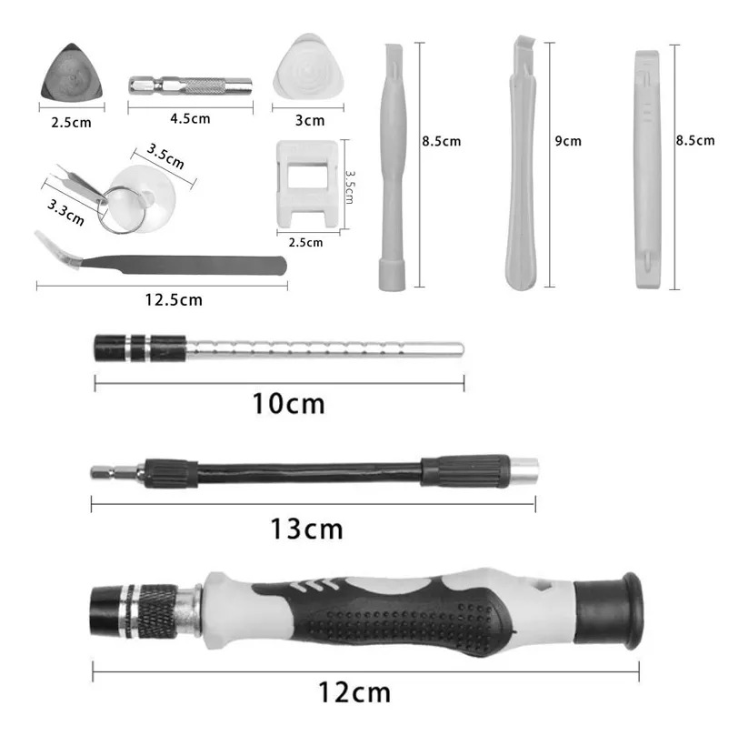 Kit De Herramientas 115 Piezas Destornillador De Precisión