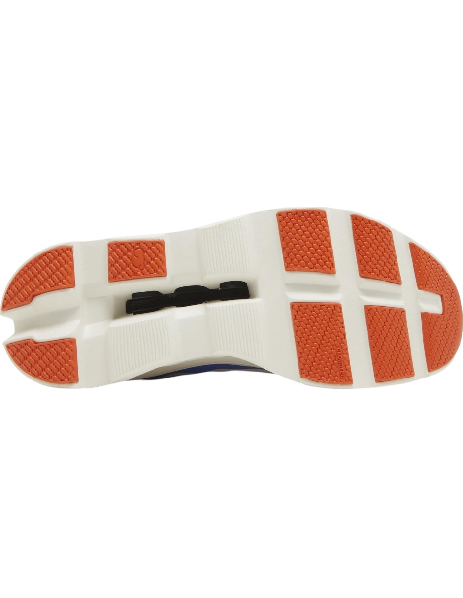 Tenis On Cloudmonster color Blanco, membrana impermeable talla 27 cm