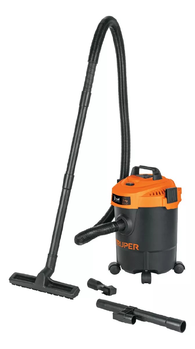 Aspiradora Seco-mojado 3 Gal 3 Hp 127 V Truper Asp-03n Negro