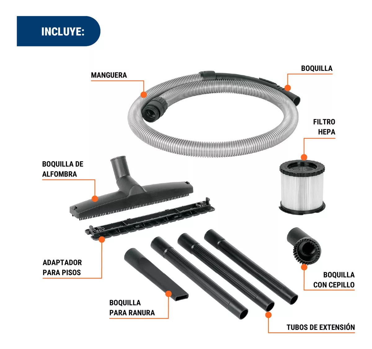 Aspiradora Seco-mojado 3 Gal 3 Hp 127 V Truper Asp-03n Negro