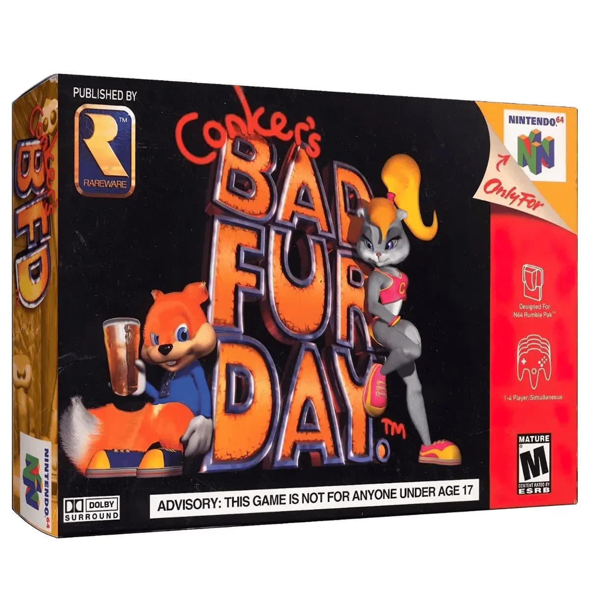 Conker's Bad Fur Day Nintendo 64 Físico En Caja