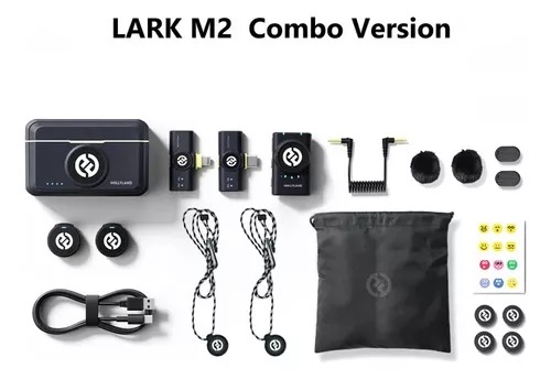 Micrófono Inalámbrico Solapa Hollyland Lark M2 Para Combo