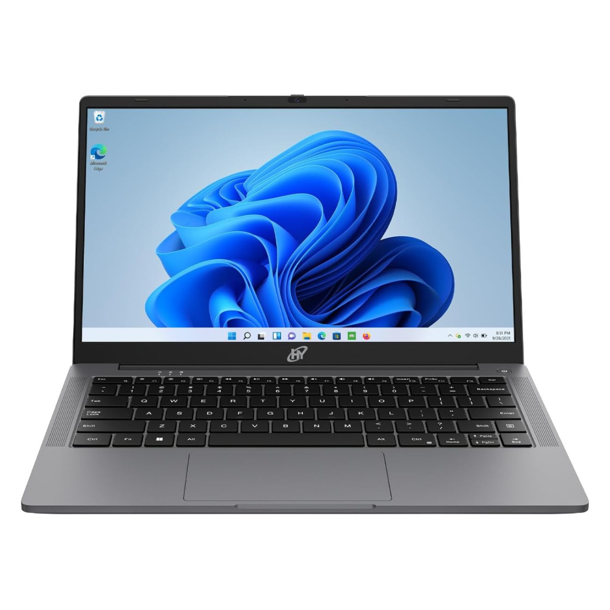 Laptop HY Book | Intel Celeron N4020 | 4GB RAM | 128GB eMMC | 14" HD | Windows 11 Home S | Teclado Español | Space Grey