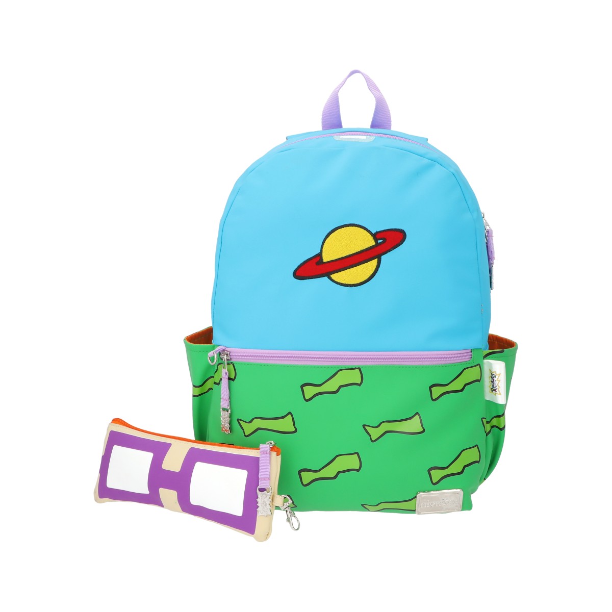 Mochila Grande Rugrats Carlitos con Lapicera RUG003-BP233A