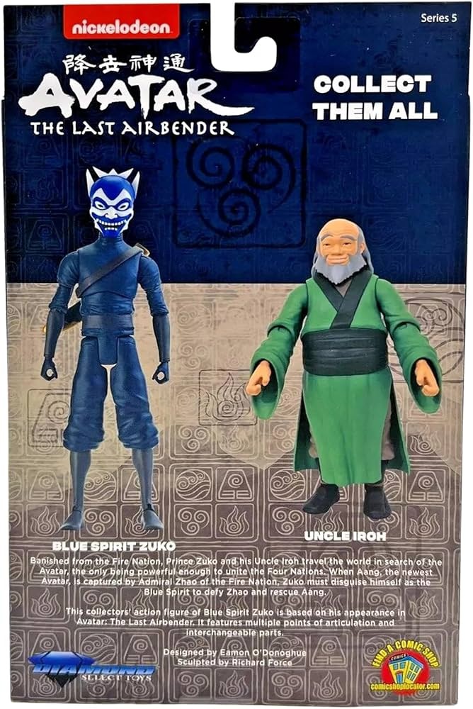 Figura Avatar The Last Airbender Earth Nation Iroh Original