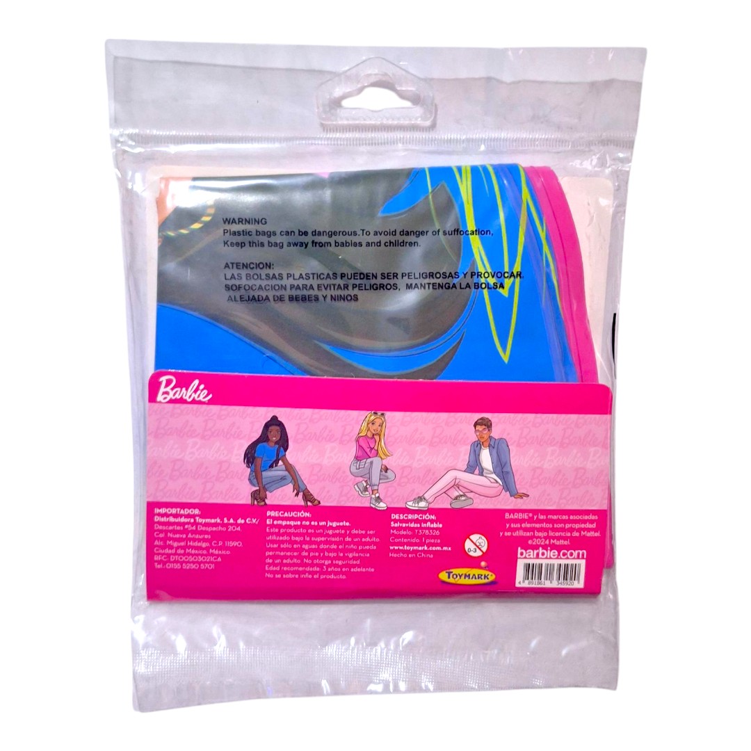 CYC 1 Salvavidas Inflable Aro Flotador Barbie 60 cm T378326 Importacion
