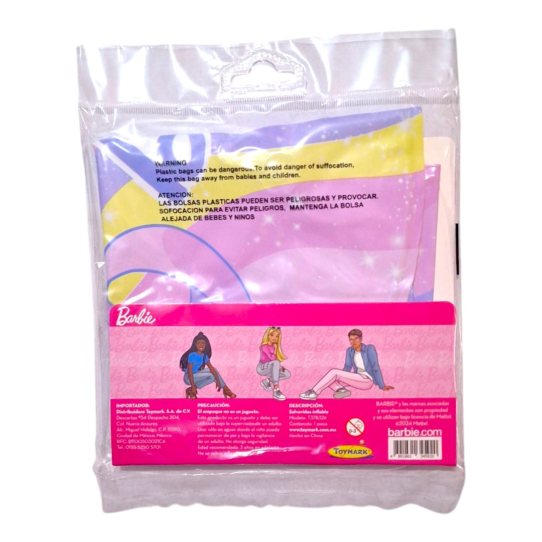 CYC 1 Salvavidas Inflable Aro Flotador Barbie 60 cm T378326 Importacion