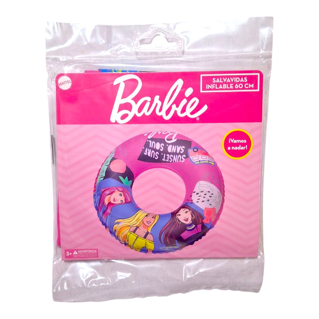 CYC 1 Salvavidas Inflable Aro Flotador Barbie 60 cm T378326 Importacion
