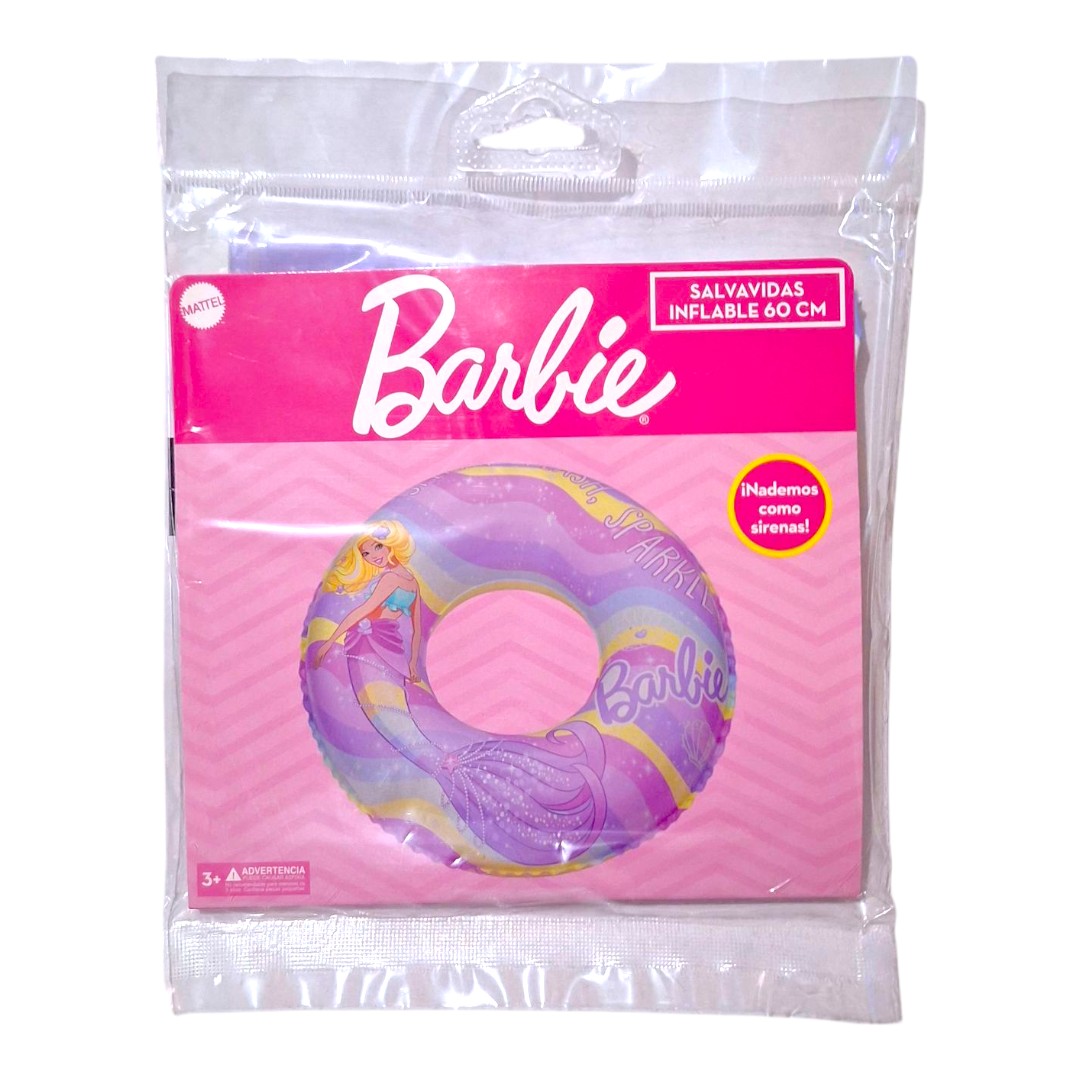 CYC 1 Salvavidas Inflable Aro Flotador Barbie 60 cm T378326 Importacion