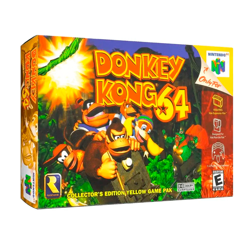 Donkey Kong 64 Físico En Caja Con Manual Nintendo 64