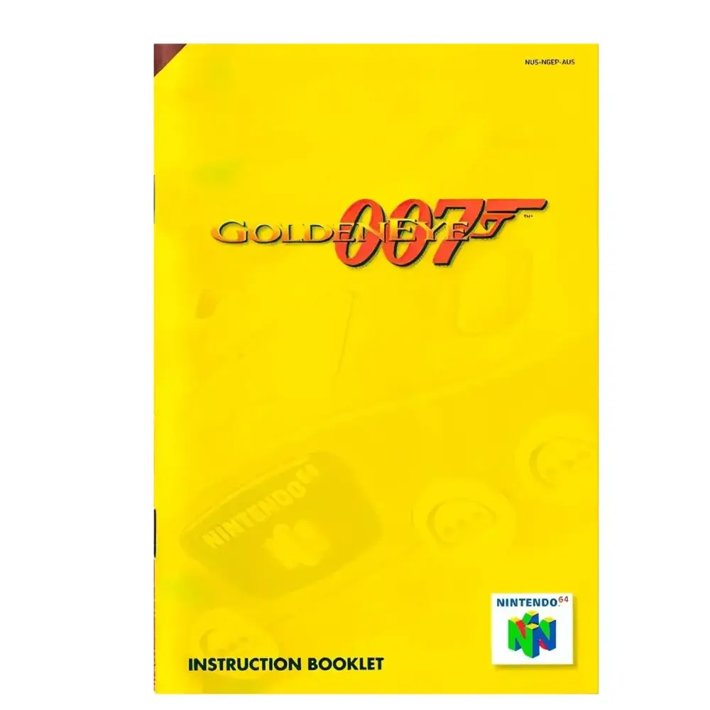 Golden Eye 007 Físico En Caja Con Manual Nintendo 64