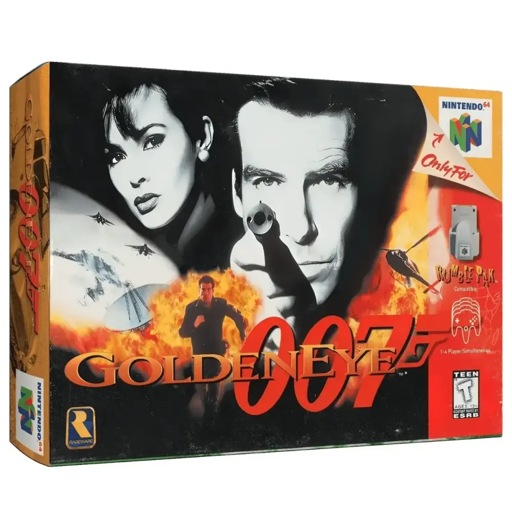 Golden Eye 007 Físico En Caja Con Manual Nintendo 64