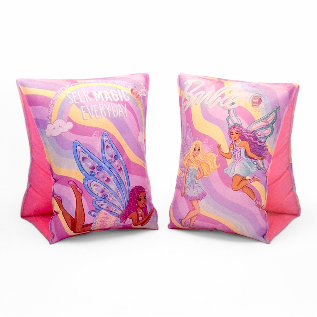 Par de Flotis Inflable Salvavidas Brazo Flotador Barbie T378330 Importacion