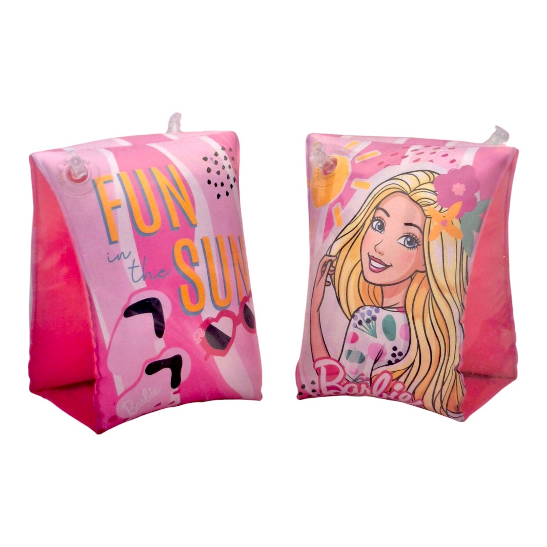 Par de Flotis Inflable Salvavidas Brazo Flotador Barbie T378330 Importacion