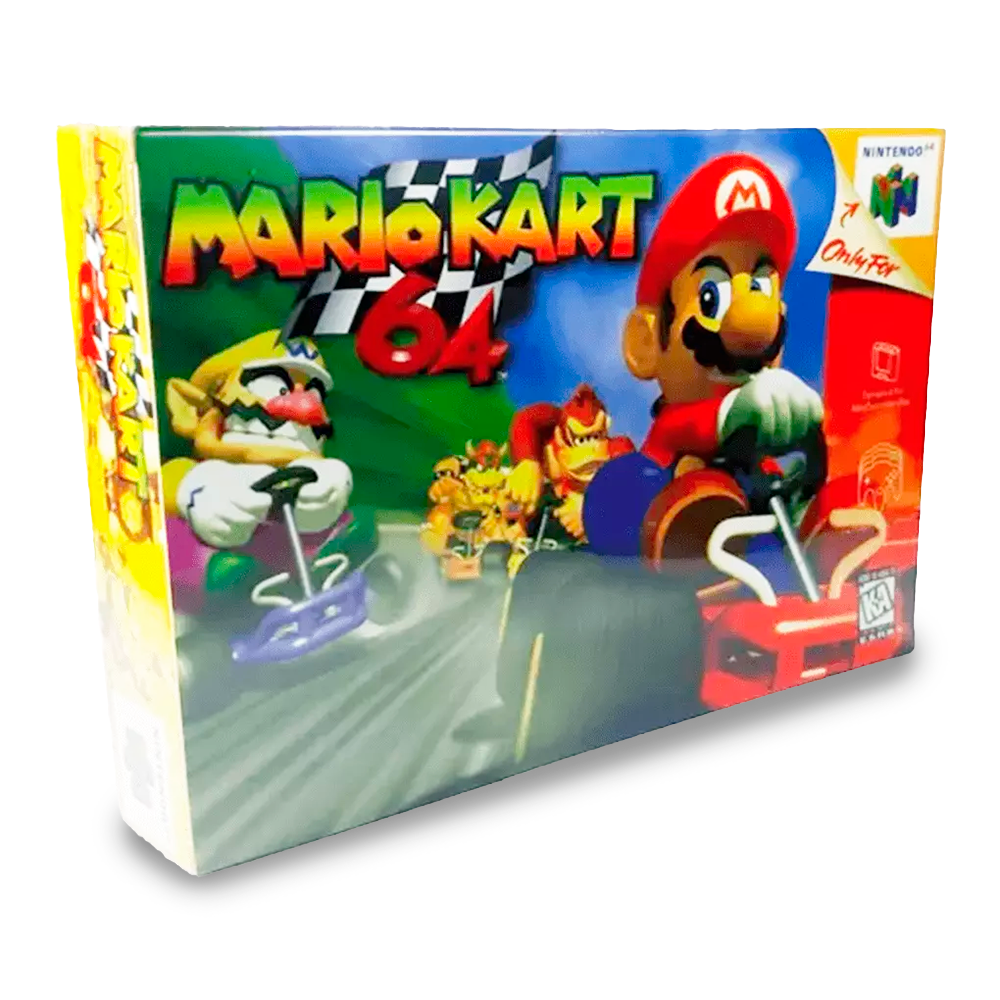 Mario Kart 64 Con Manual Nintendo 64 Físico En Caja