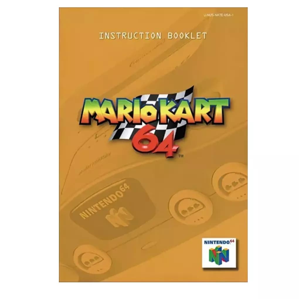 Mario Kart 64 Con Manual Nintendo 64 Físico En Caja