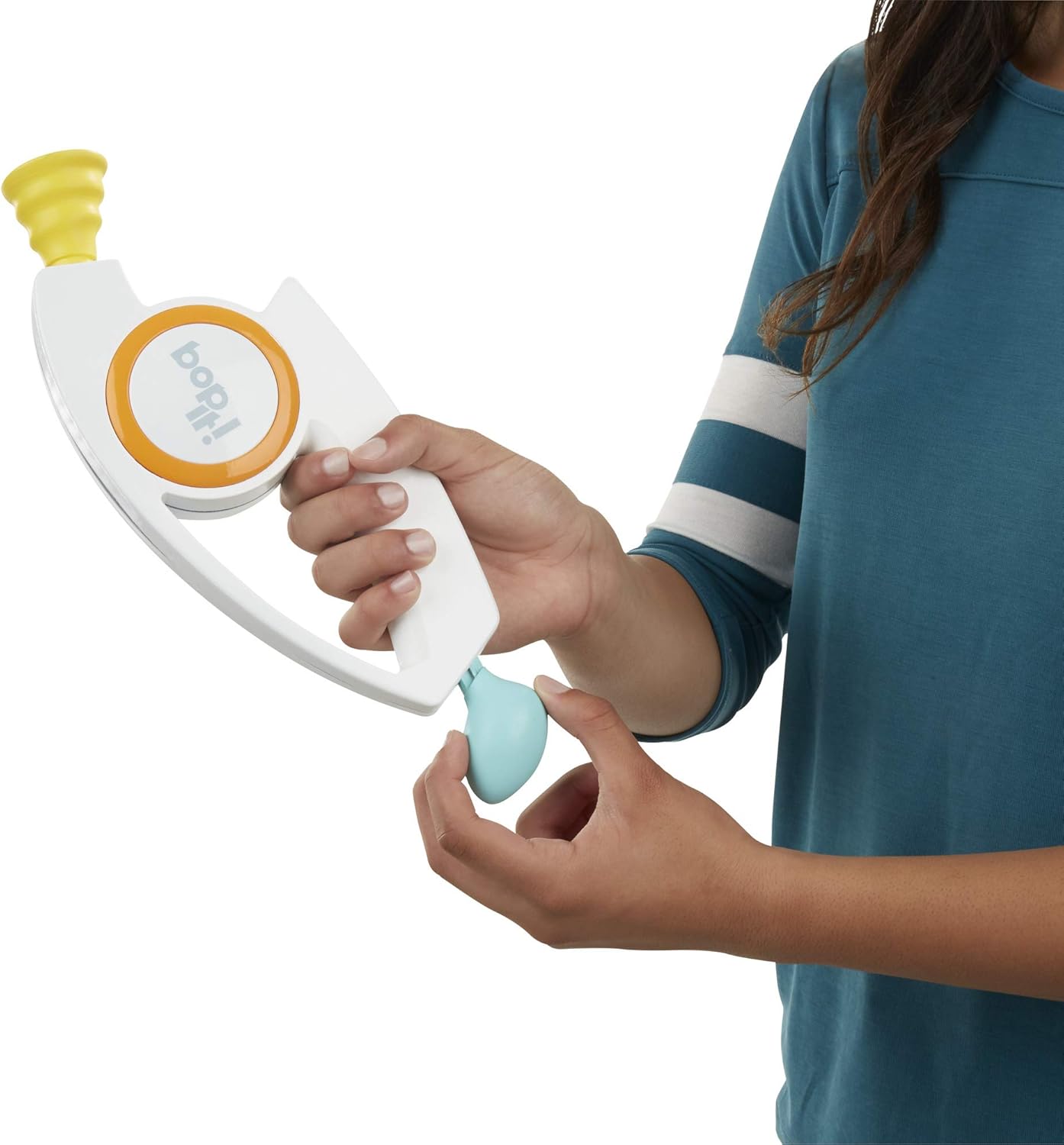 Bop It! Clásico Juego de Golpear, Estirar y Girar Hasbro