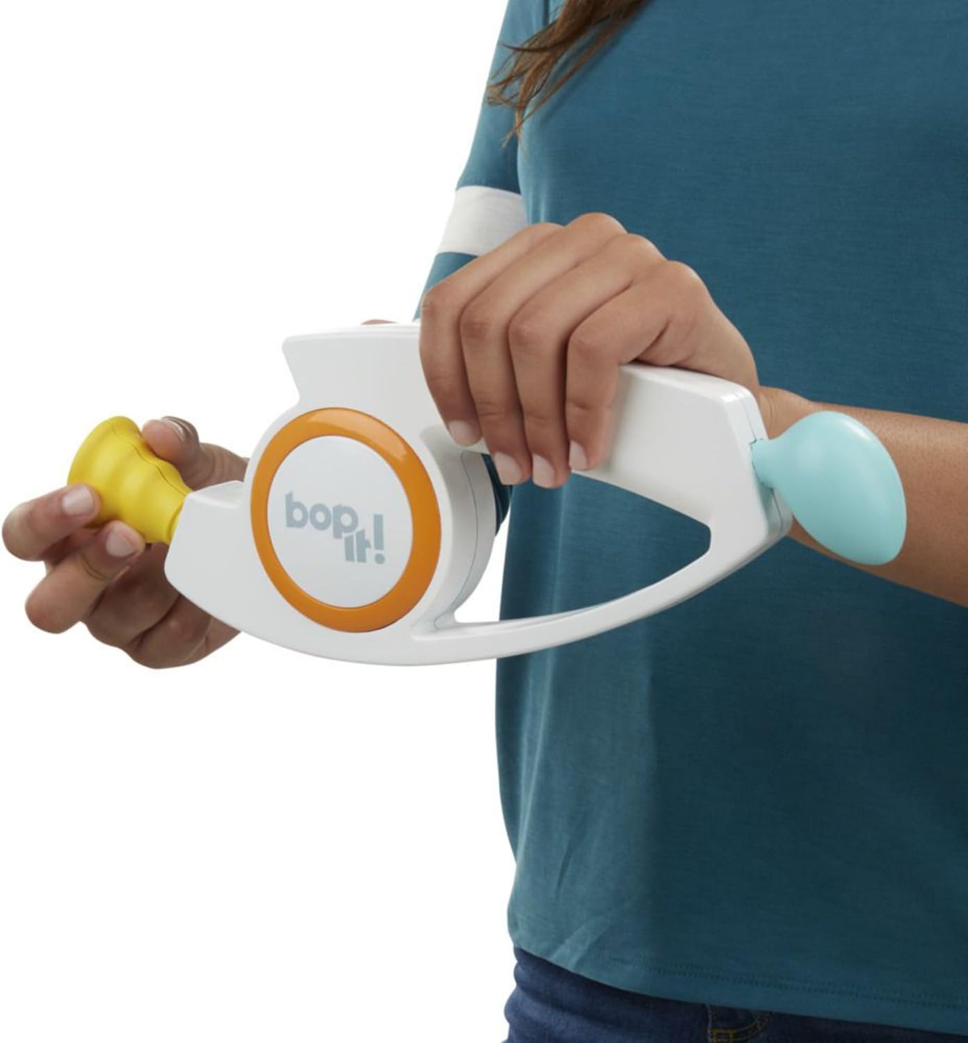 Bop It! Clásico Juego de Golpear, Estirar y Girar Hasbro