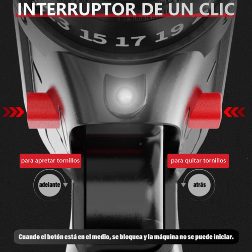 Kit Destornillador Inalambrico Taladro Electrico Con Bateria