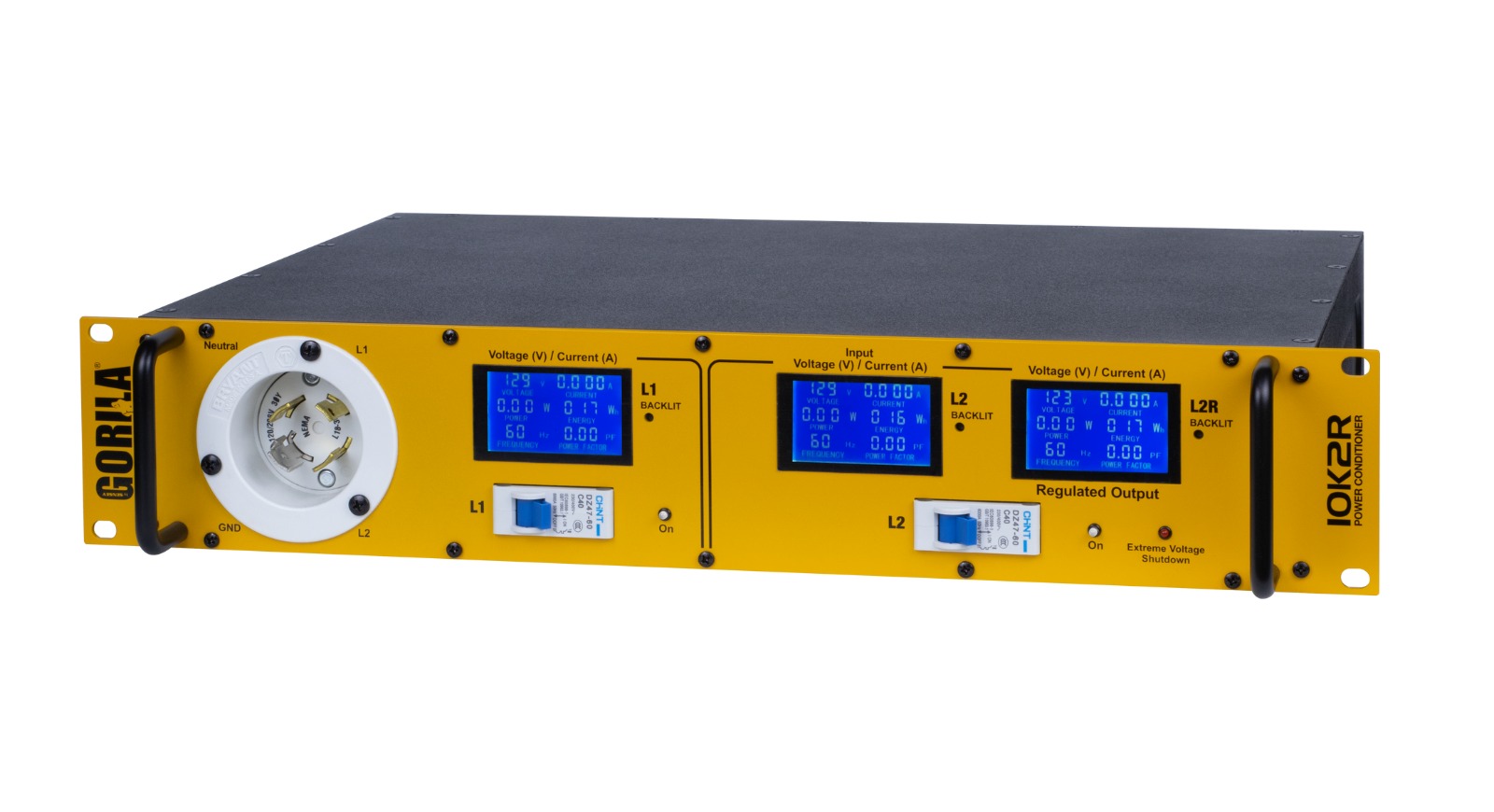 Centro De Carga GORILA 10K2R 10000 W + Regulador 120 Volts 