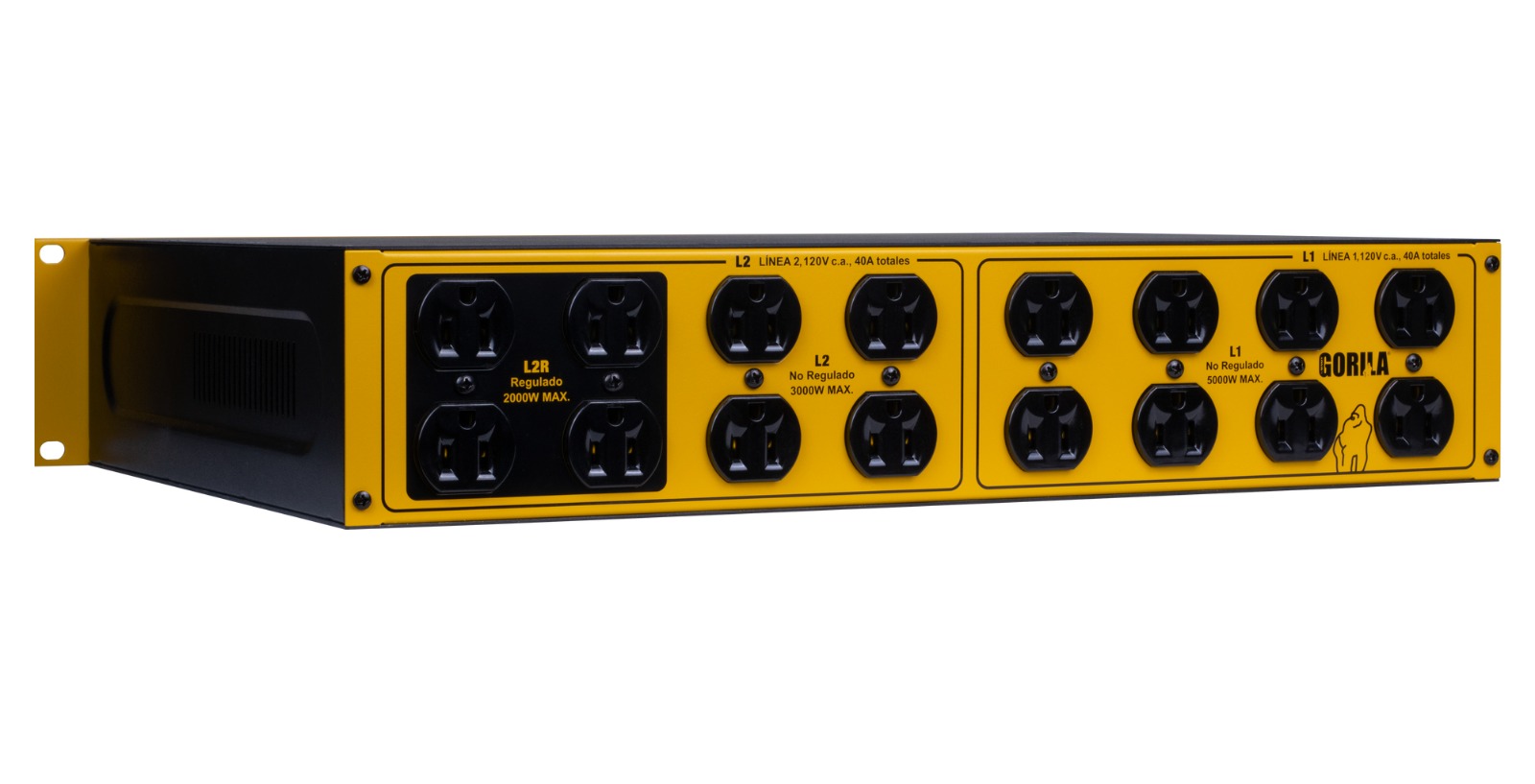 Centro De Carga GORILA 10K2R 10000 W + Regulador 120 Volts 