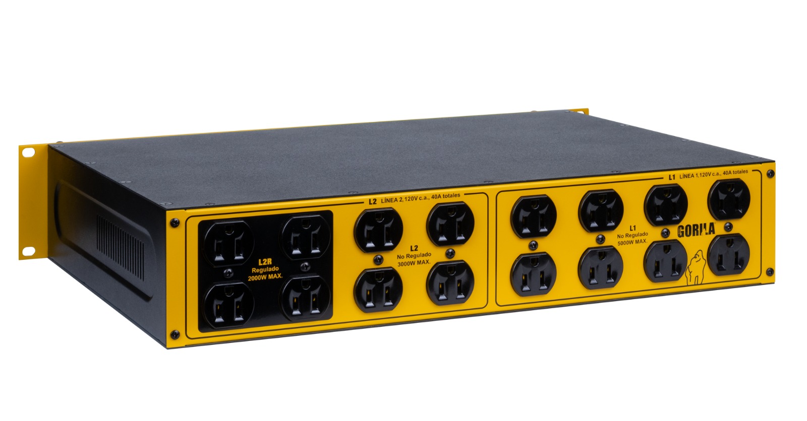 Centro De Carga GORILA 10K2R 10000 W + Regulador 120 Volts 