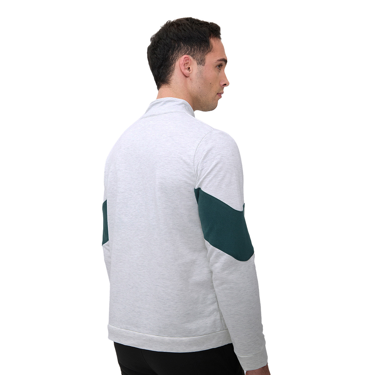 Sudadera Deportiva Wilson Con Franja Verde para Hombre 