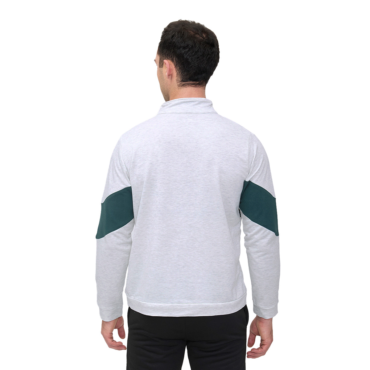 Sudadera Deportiva Wilson Con Franja Verde para Hombre 