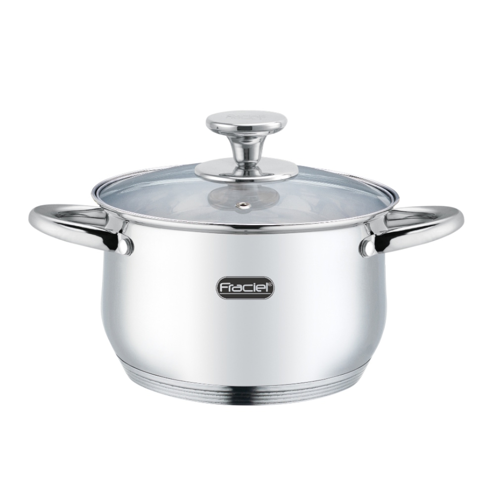 Batería de Cocina 8 Pz Acero Inoxidable inducción Florencia Fraciel