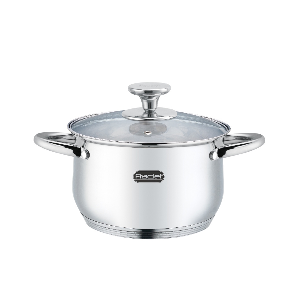 Batería de Cocina 8 Pz Acero Inoxidable inducción Florencia Fraciel