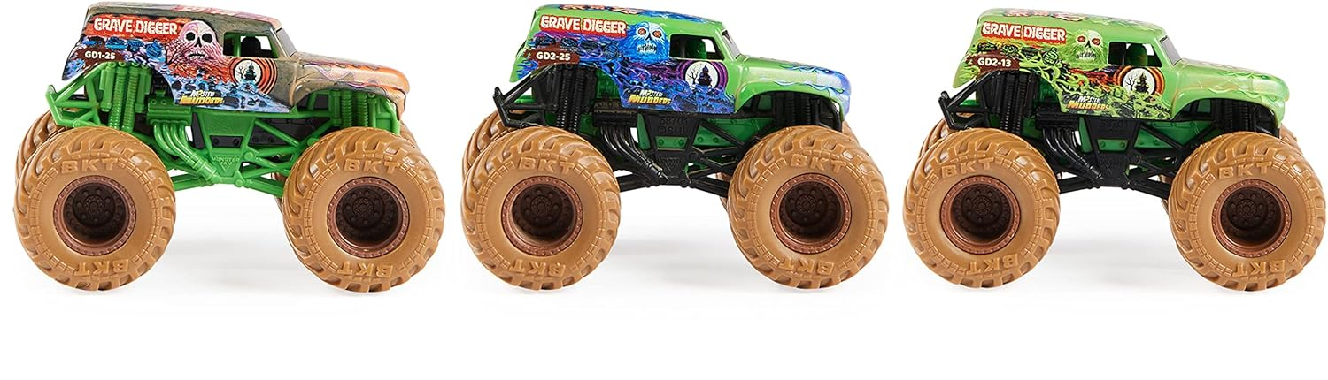 Monster Jam Mystery Mudders Grave Digger (los estilos variarán) Spin Master