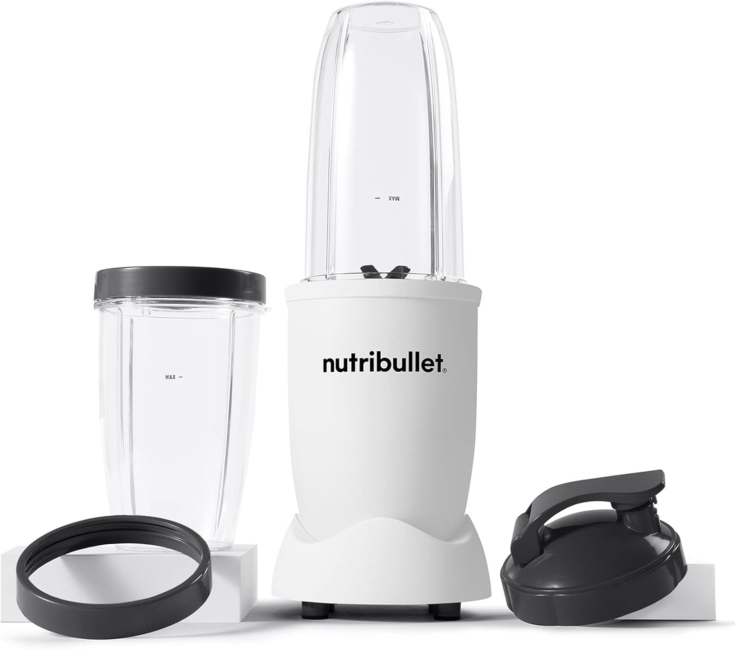 Nutribullet Pro Licuadora Personal 900 W Blanco Mate 7 pzas
