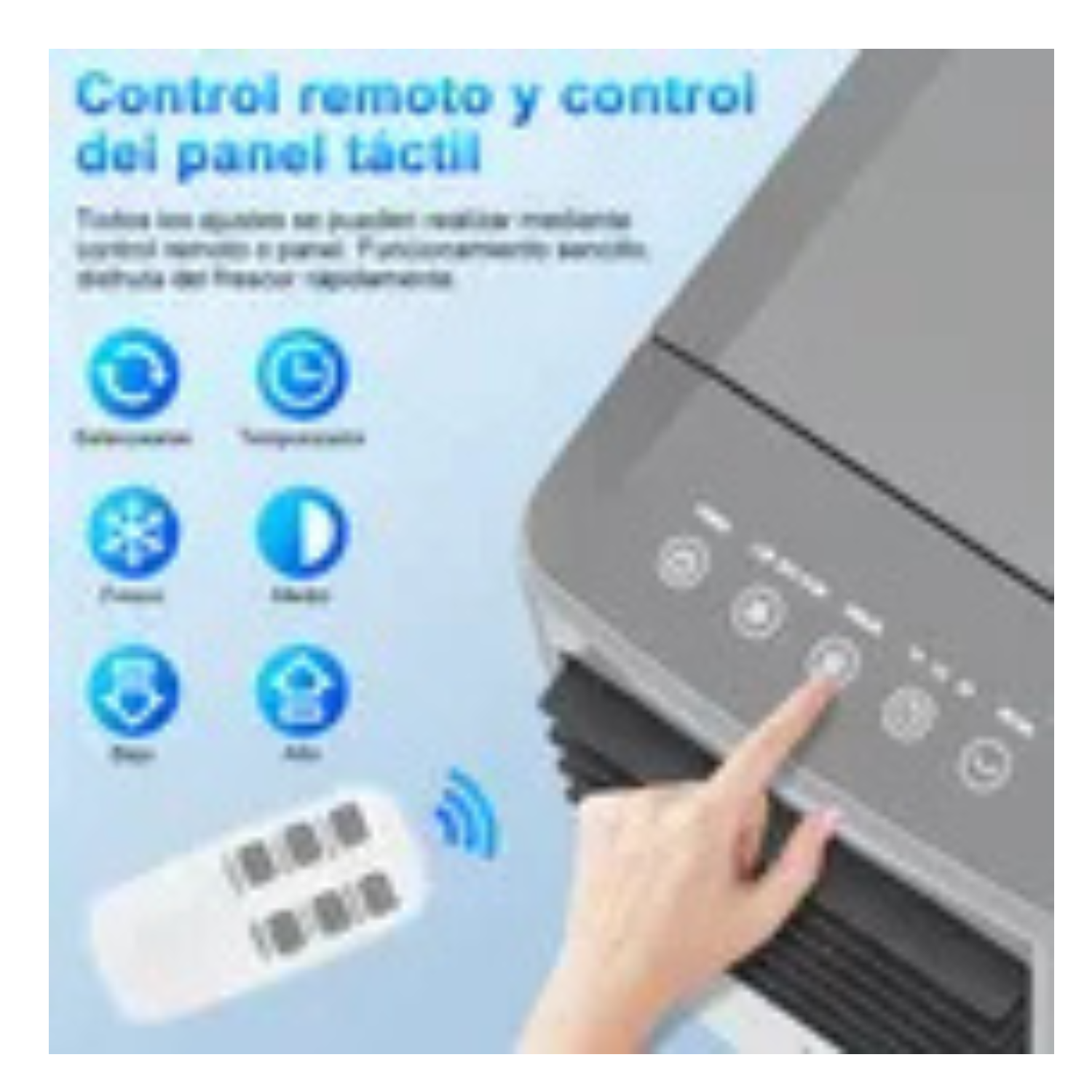 Enfriador De Aire Acondicionado Portátil Ventilador Frio 6l