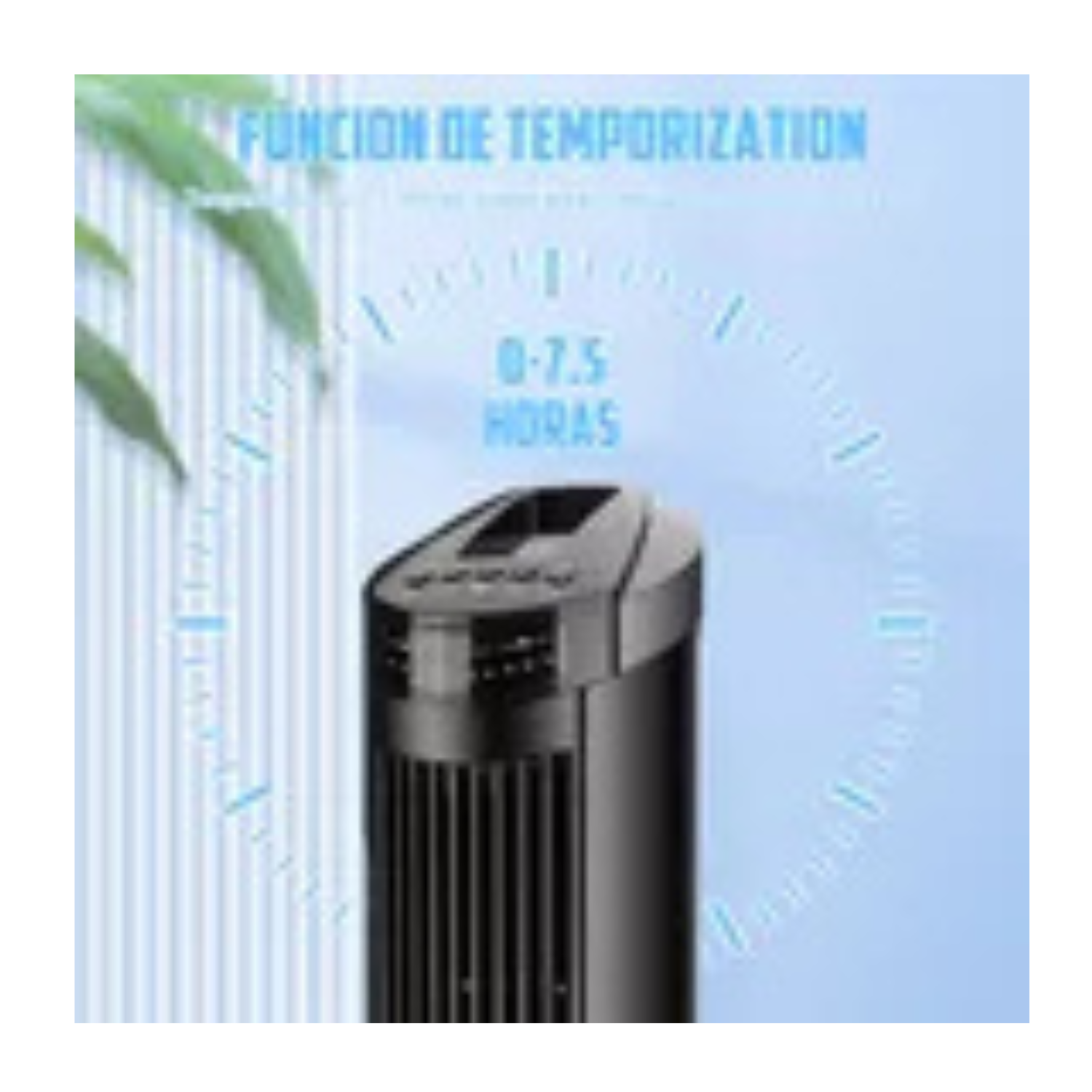 Ventilador De Torre Silencioso Giratorio Con Control Remoto