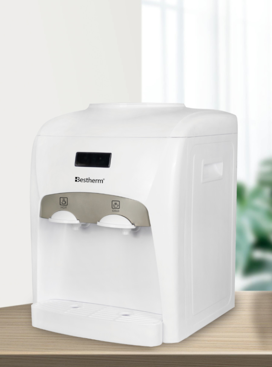 Dispensador De Agua De Escritorio Caliente / Frío Bestherm GM-0.5-JXT-2 Blanco