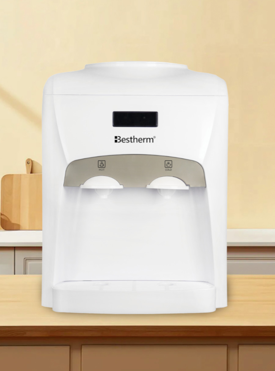 Dispensador De Agua De Escritorio Caliente / Frío Bestherm GM-0.5-JXT-2 Blanco