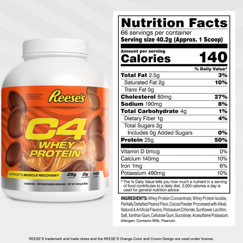Whey C4 Cellucor 66 serv Hersheys 