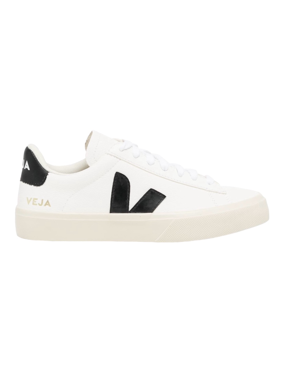 Tenis VEJA de campo para hombre logo negro talla 28