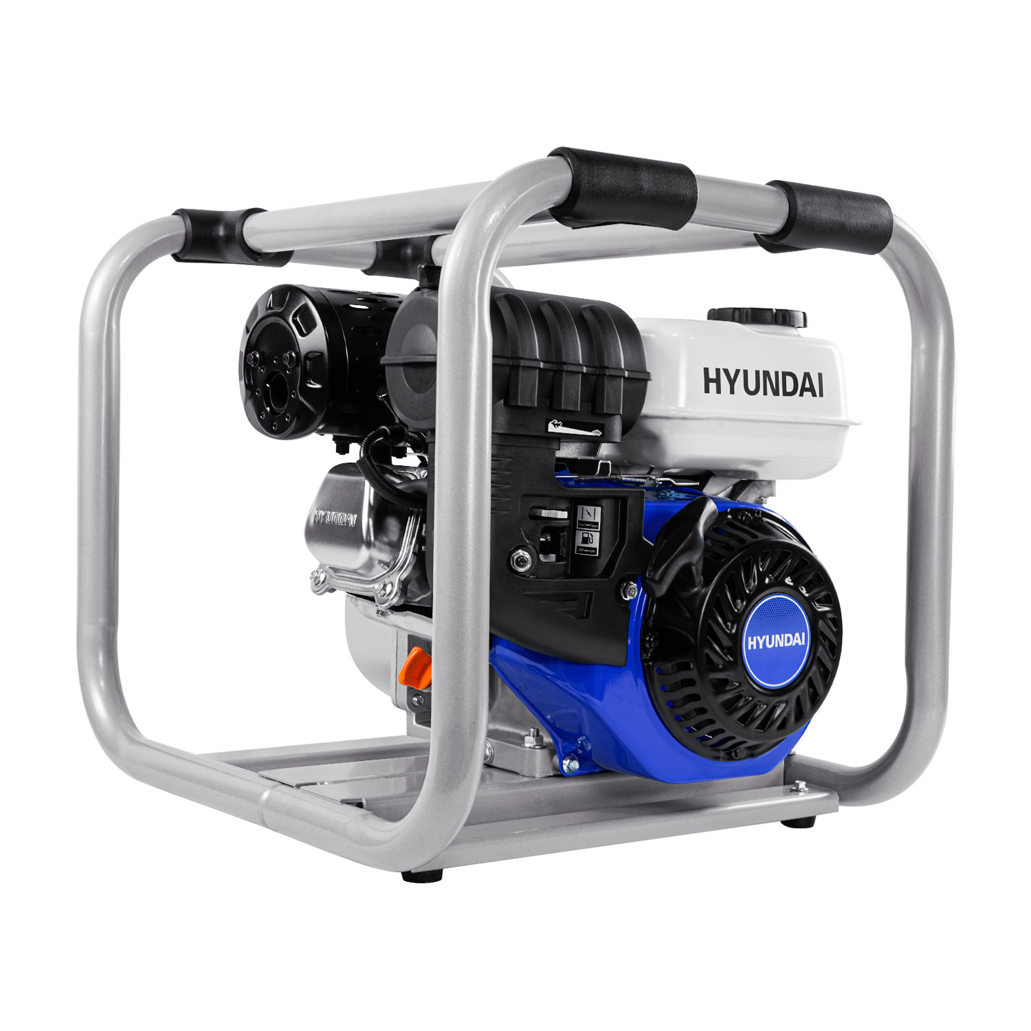 MOTOBOMBA AUTOCEBANTE A GASOLINA PROFESIONAL HYUNDAI 6.7 HP 2X2 4 TIEMPOS - HYW2067