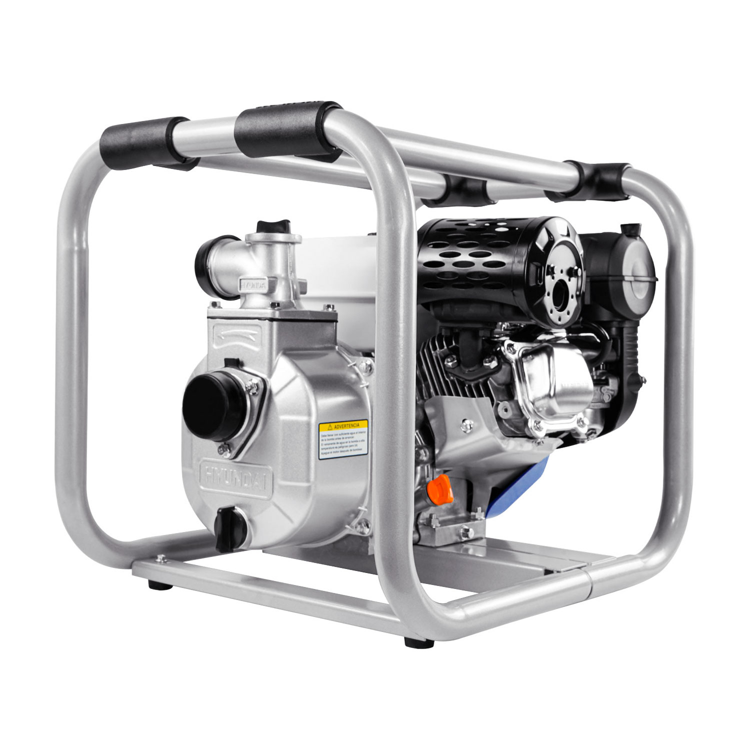 MOTOBOMBA AUTOCEBANTE A GASOLINA PROFESIONAL HYUNDAI 6.7 HP 2X2 4 TIEMPOS - HYW2067
