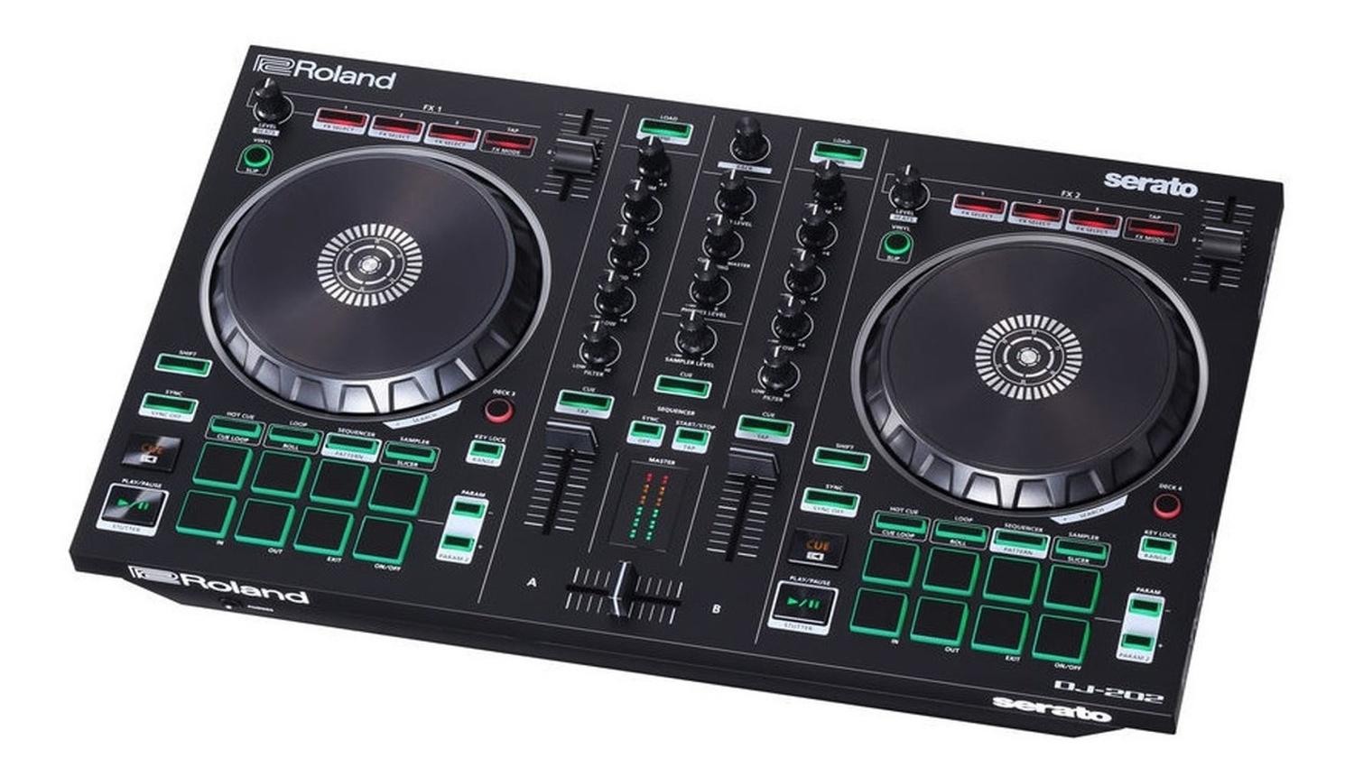 Roland DJ-202 Controlador Para Dj Scratch Mixer Para Serato