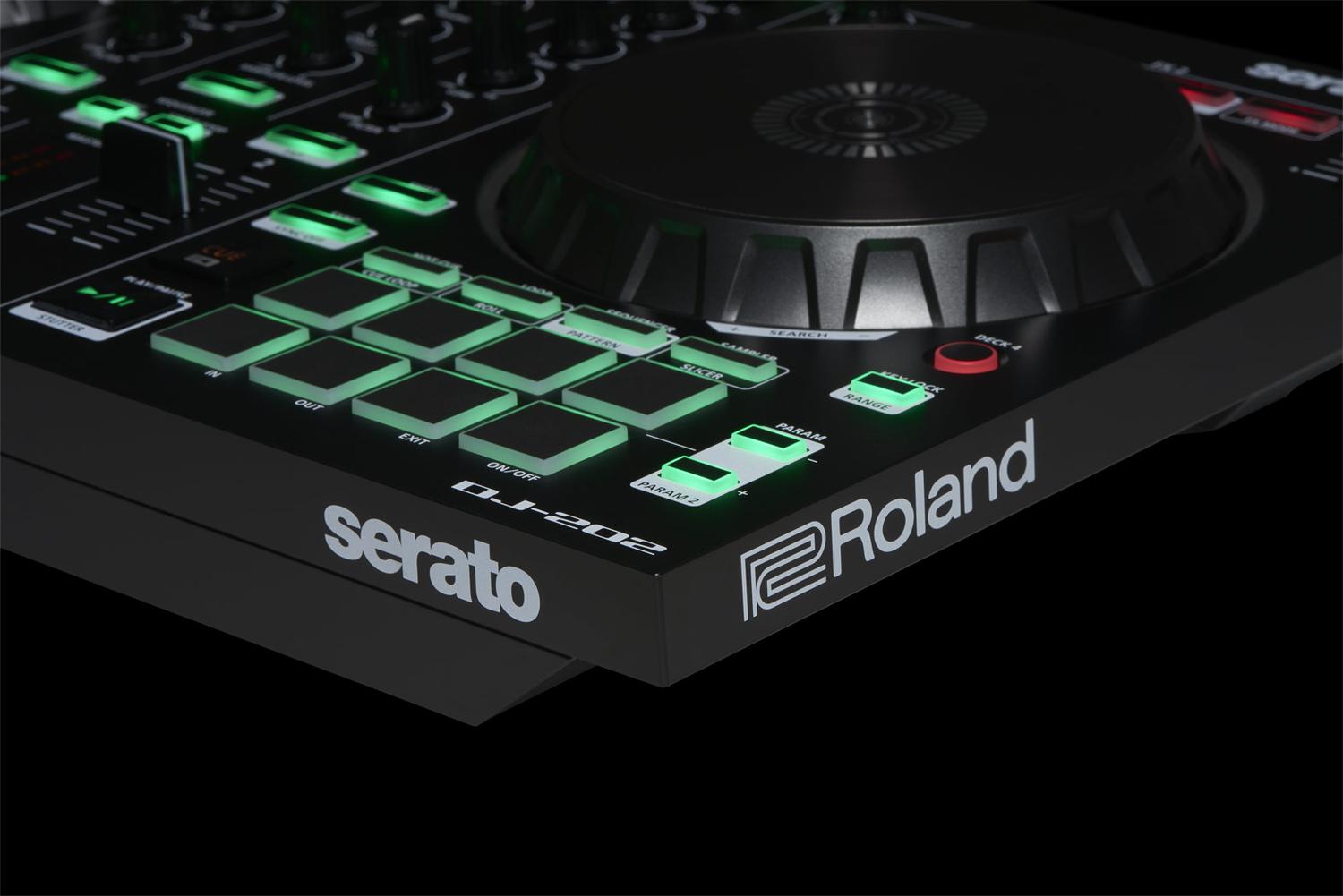 Roland DJ-202 Controlador Para Dj Scratch Mixer Para Serato