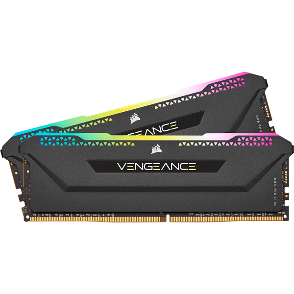 RAM CORSAIR DDR4 VENGEANCE PRO SL 2X8 16GB 3600 NEGRO RGB CMH16GX4M2D3600C18