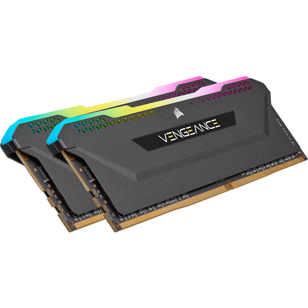 RAM CORSAIR DDR4 VENGEANCE PRO SL 2X8 16GB 3600 NEGRO RGB CMH16GX4M2D3600C18