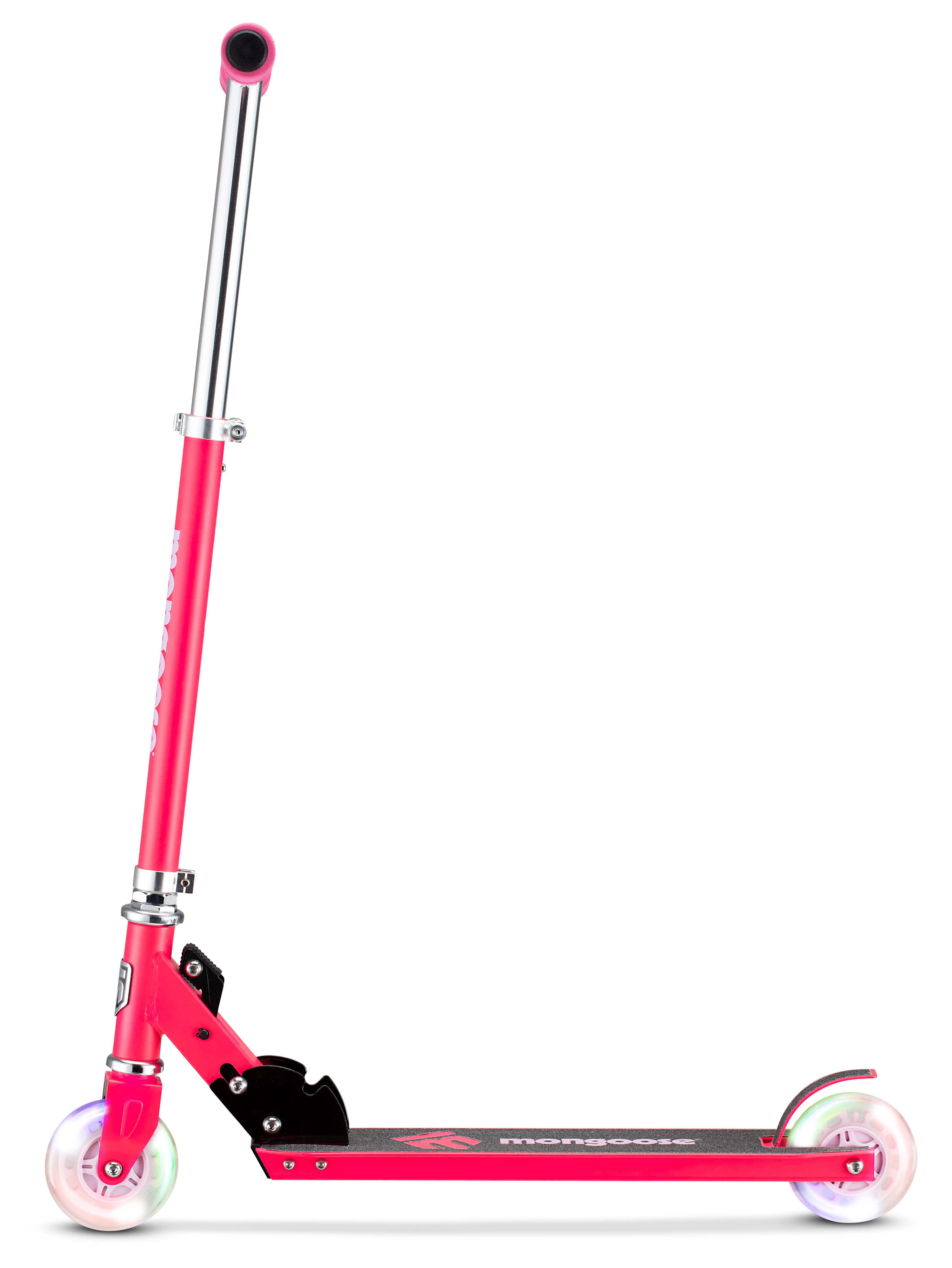 Patin Mongoose plegable  Force 1.0 Rosa con luces 