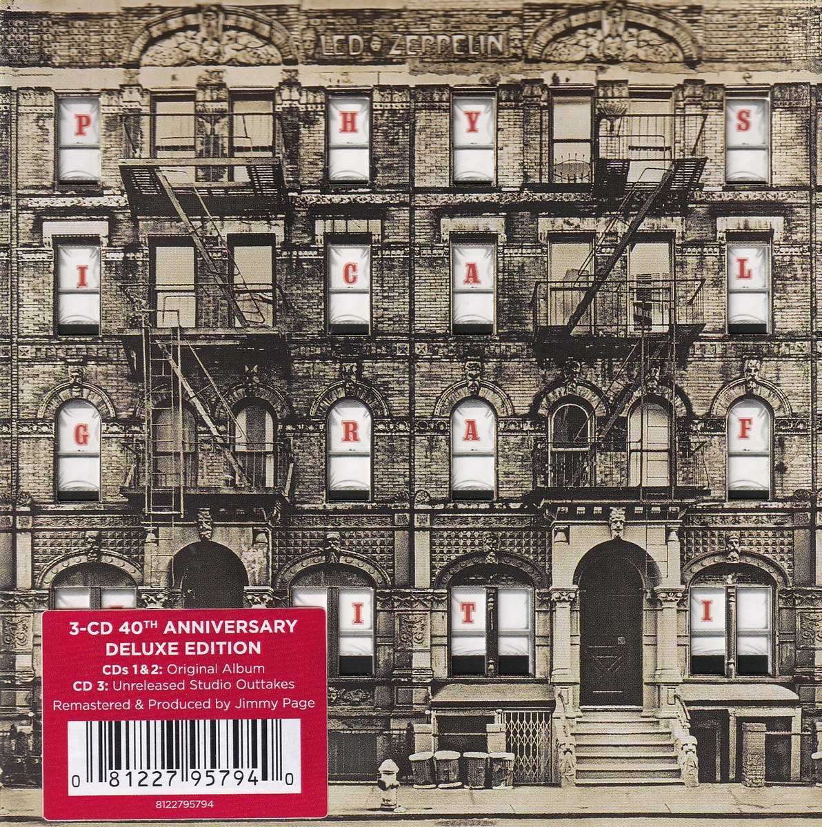 Led Zeppelin Physical Graffiti Deluxe 40th Anniversary 3 Cd